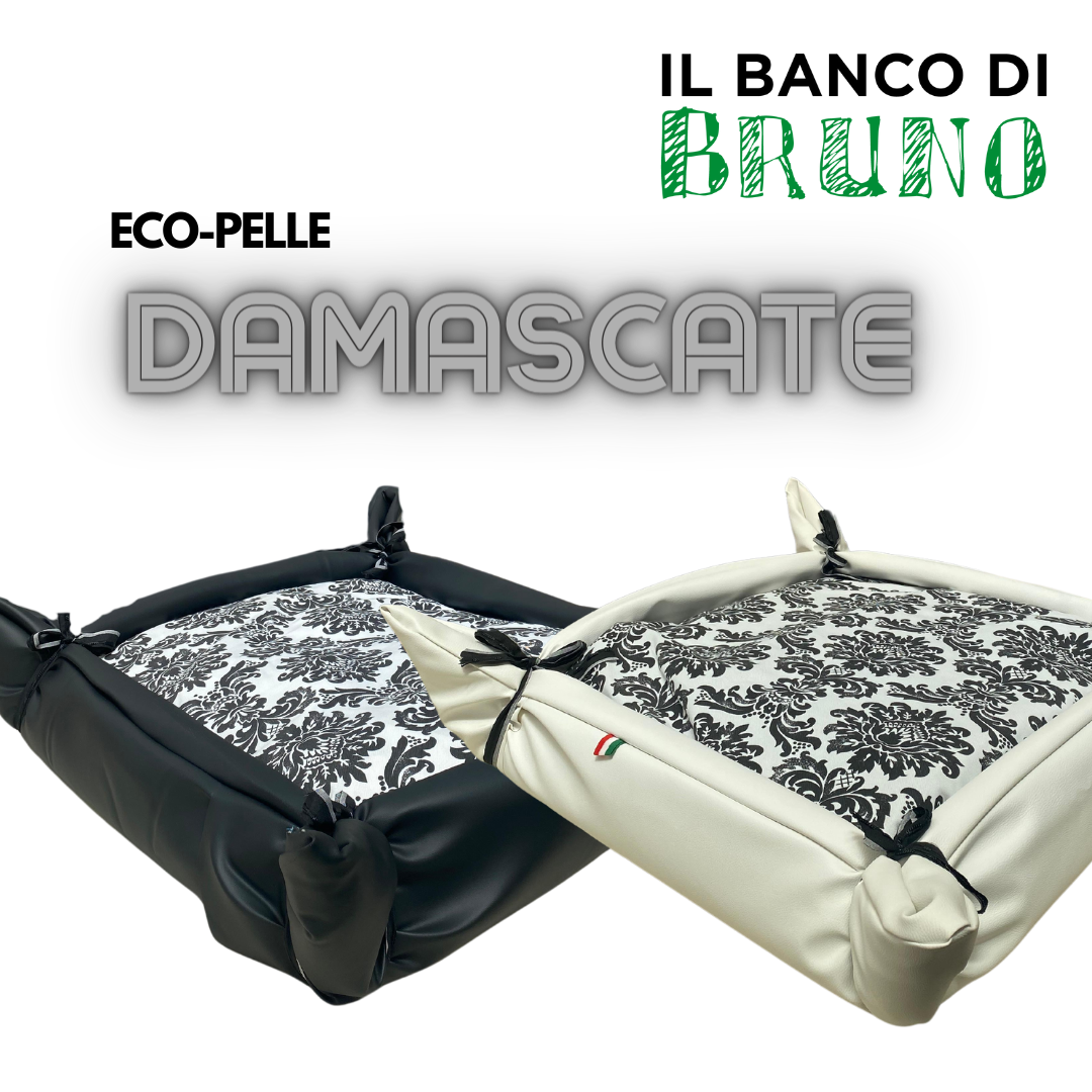 Eco-Cuccia in Eco-Pelle "DAMASCATA"