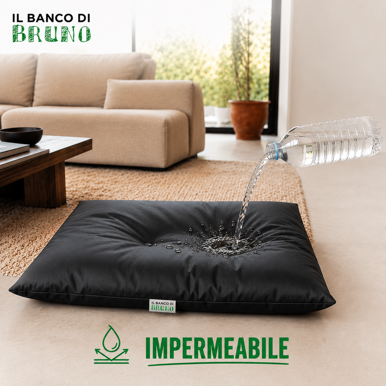 SuperCuscino in Eco Pelle 80x100 cm - Impermeabile e Antipelo